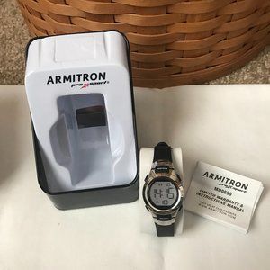 New Armitron Pro Sport MD0699 Watch w/Black Rubber Band